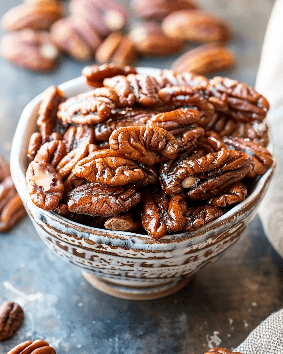 Slow Cooker Candied Cinnamon Pecans Recipe
