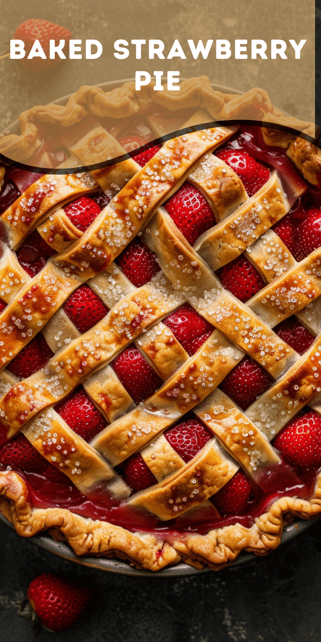 Baked Strawberry Pie