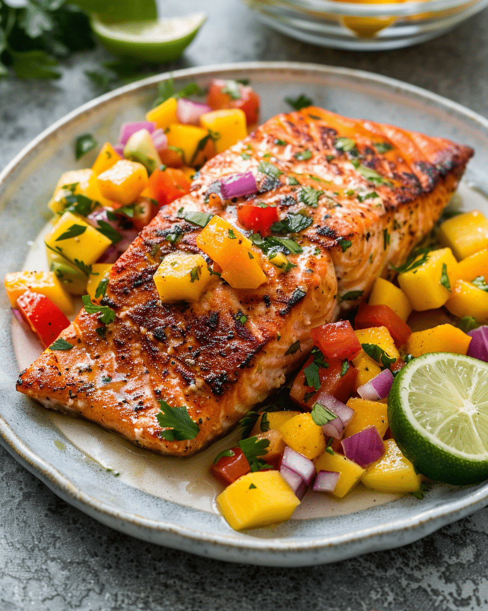 Mango Salsa Salmon Recipe