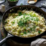 One Pot Chicken Leek Risotto Recipe