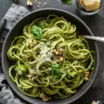 Broccoli Walnut Pesto Pasta