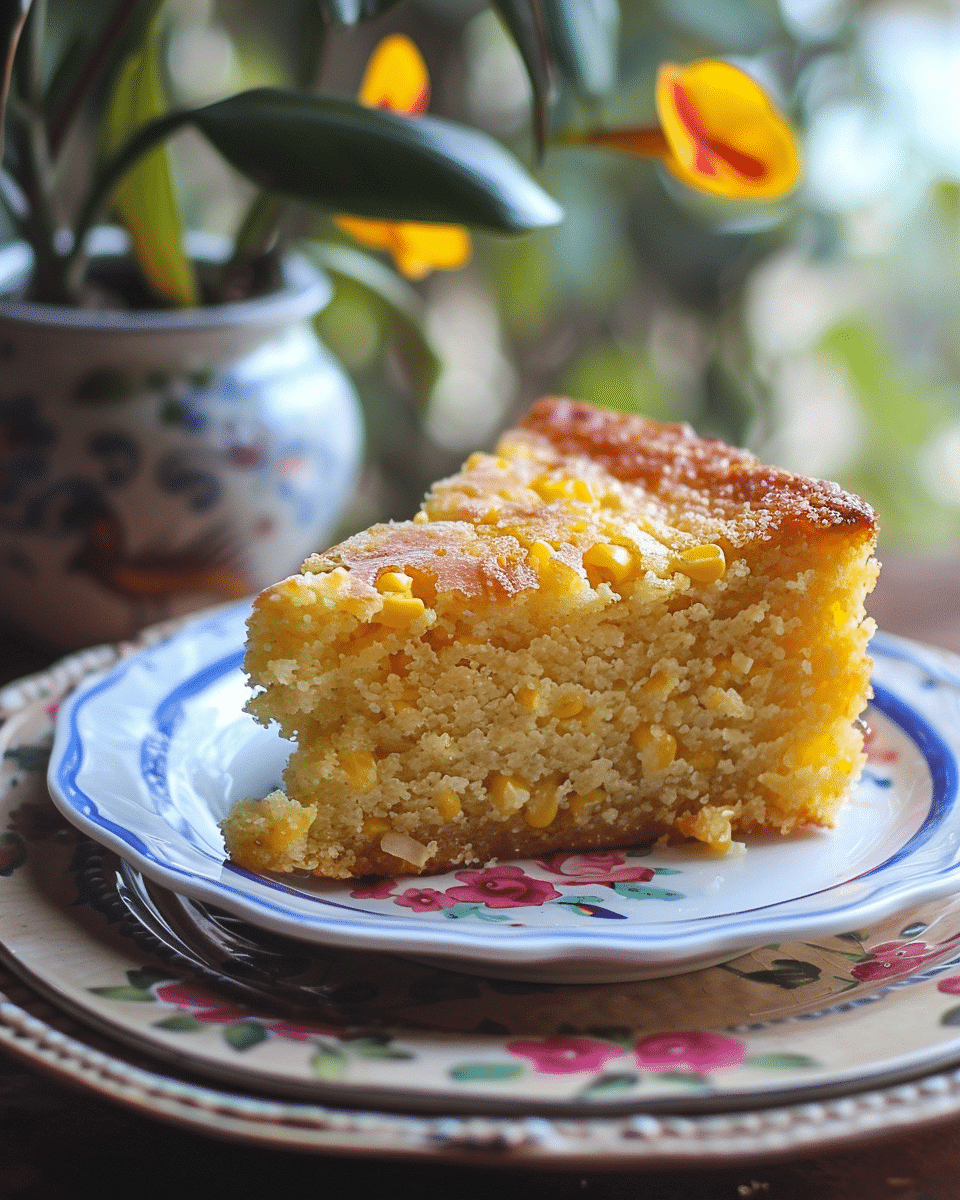 Mexican Sweet Corn Cake Recipe