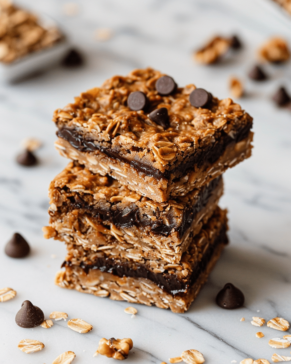 Peanut Butter Oatmeal Bars Recipe
