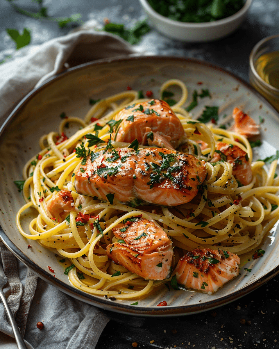 Salmon Pasta