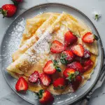 Strawberry Crêpes
