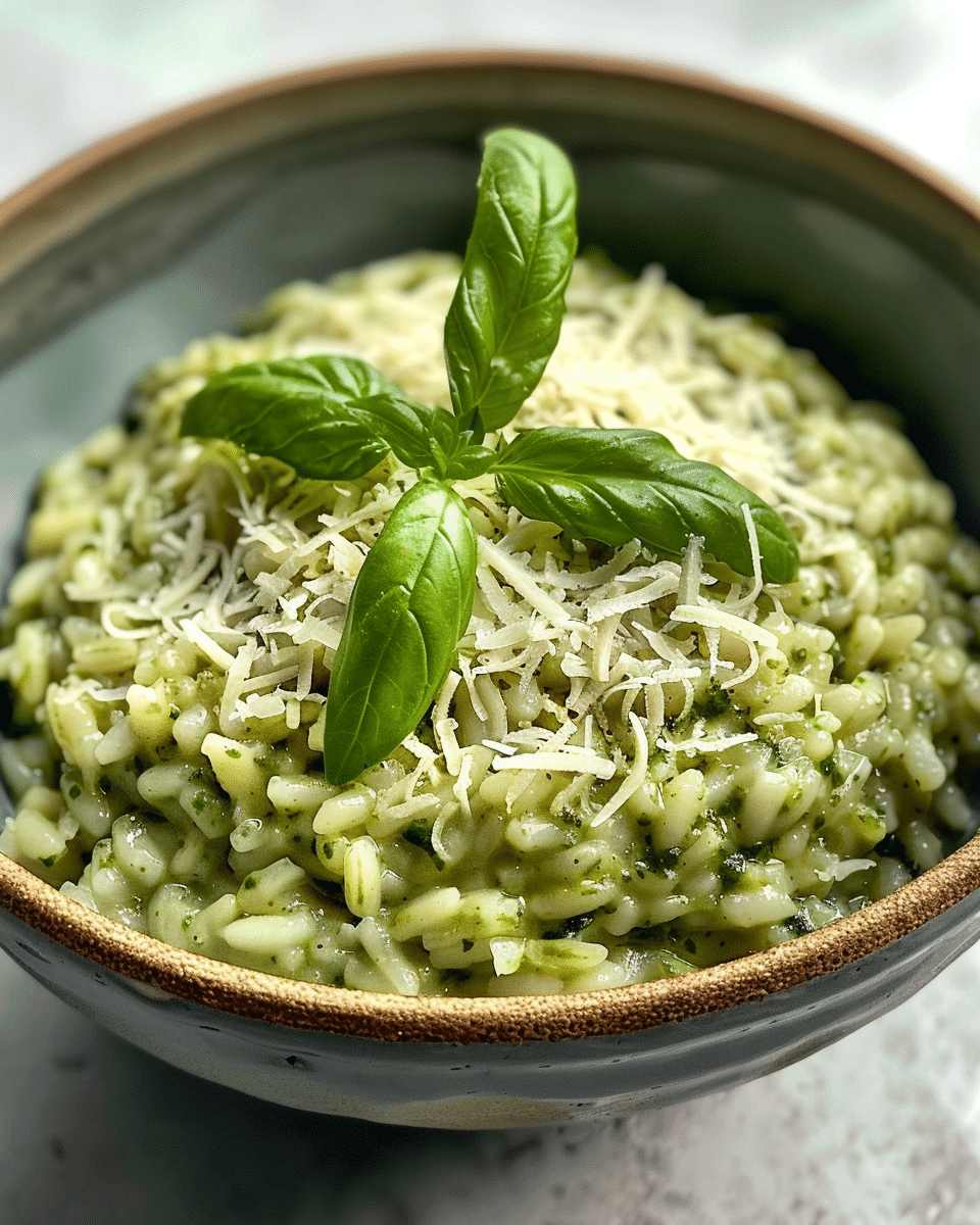 Creamy Pesto Risotto