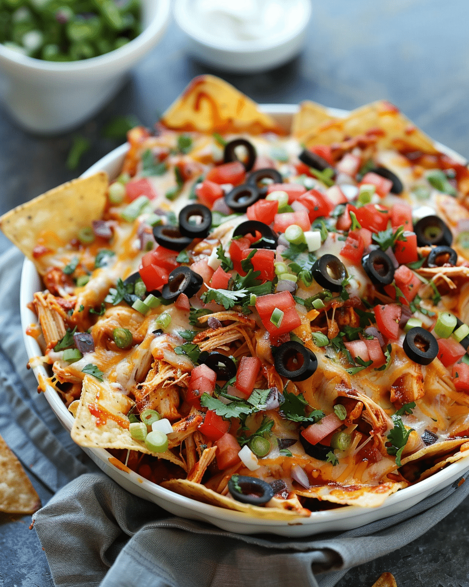 Loaded BBQ Chicken Nachos Recipe
