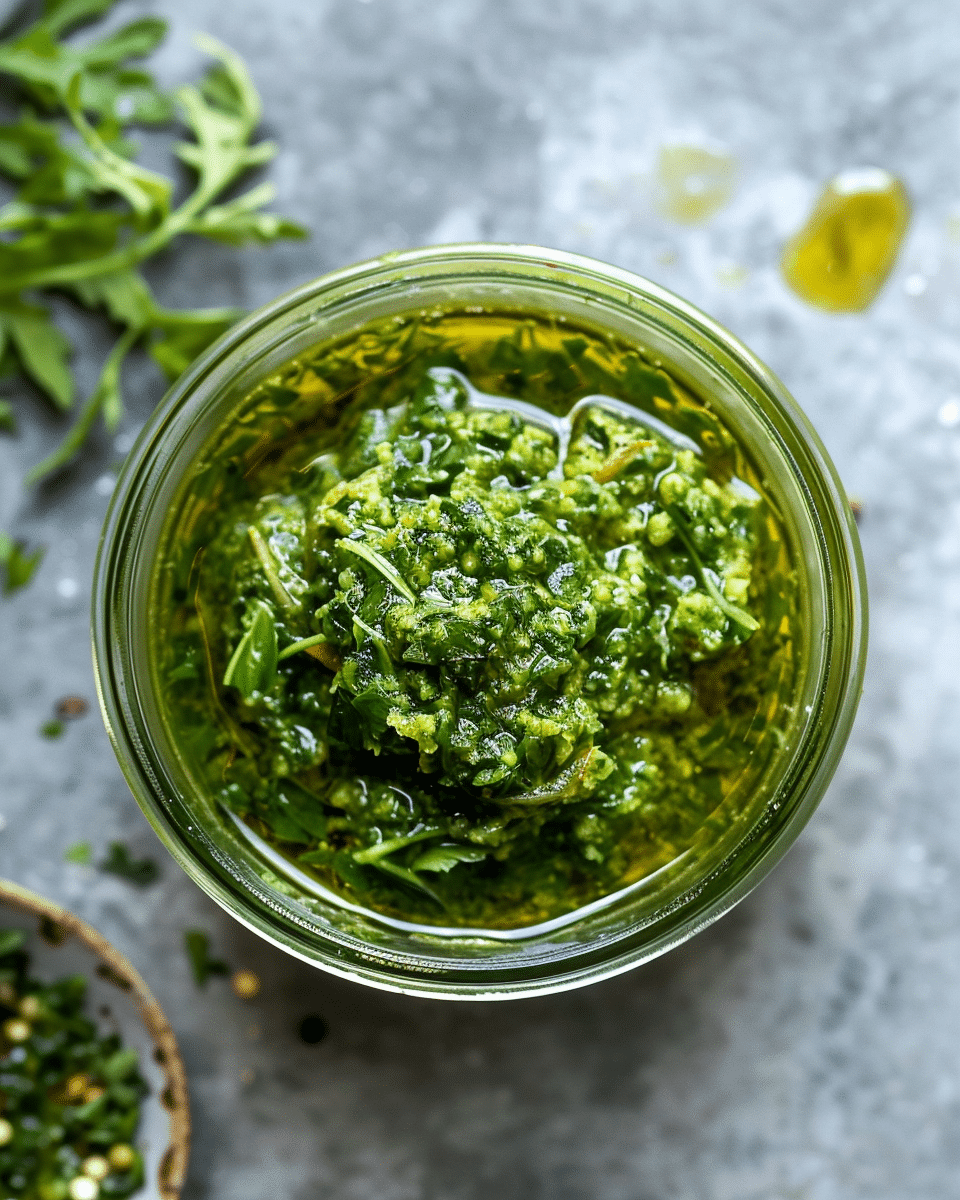 Carrot Top Pesto