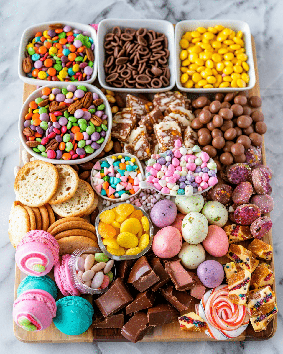 Easter Candy Charcuterie Board