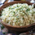 Greek Rice Pilaf (Kritharaki Me Rize)