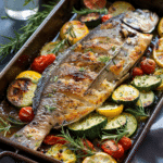 Oven Baked Fish and Vegetables