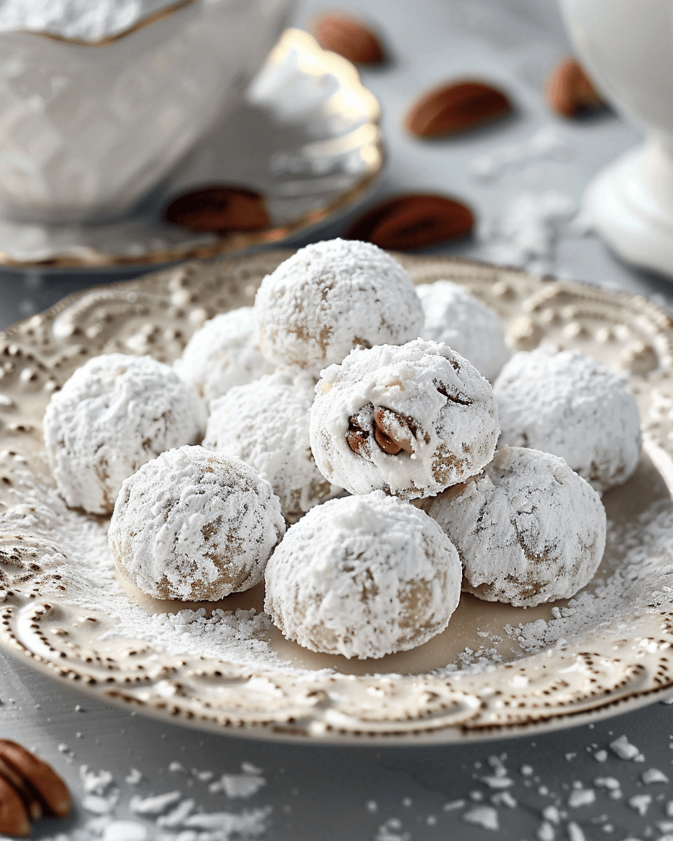 Pecan Snowball Cookies Recipe