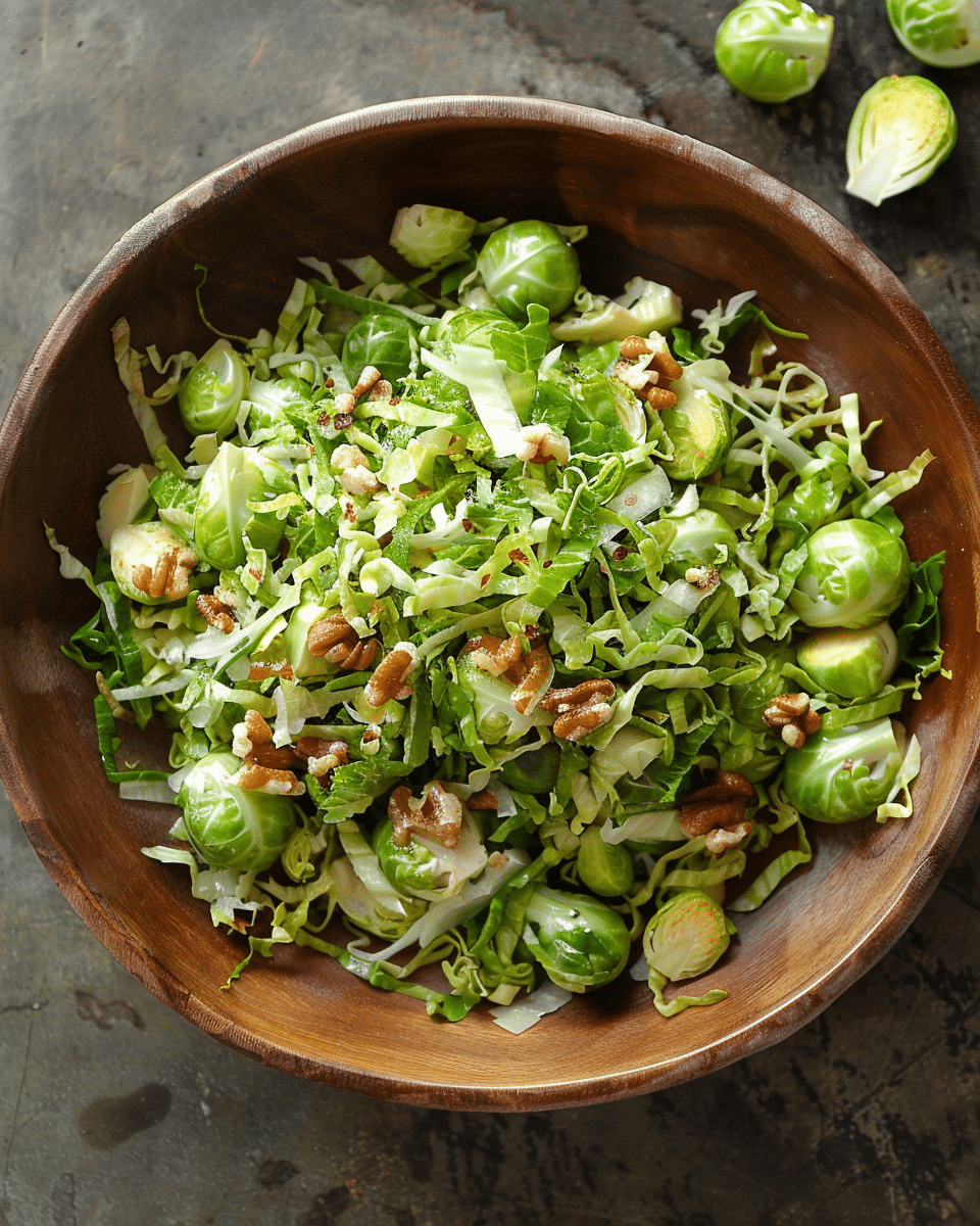 Shaved Brussels Sprouts Salad Recipe