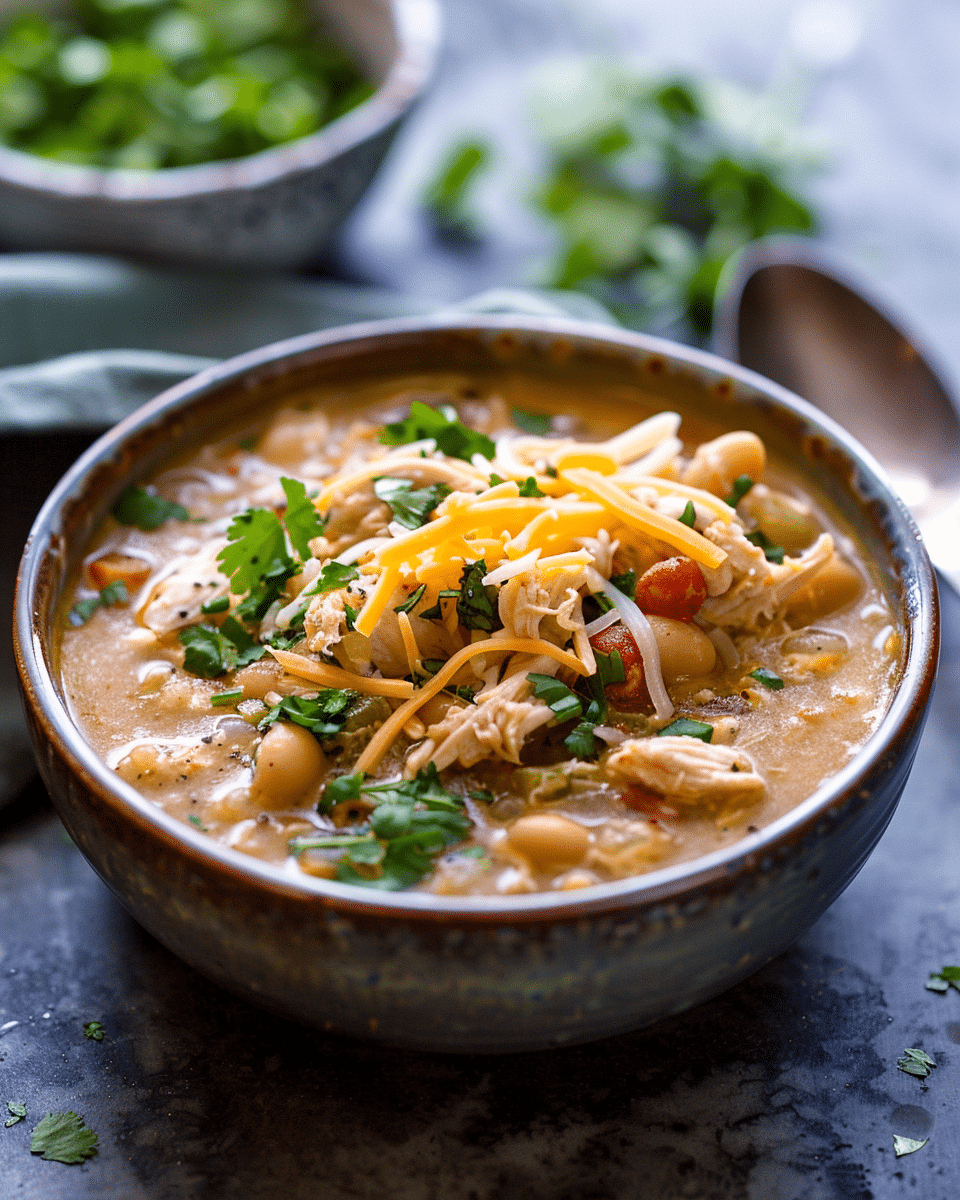 Slow Cooker White Chicken Chili Recipe