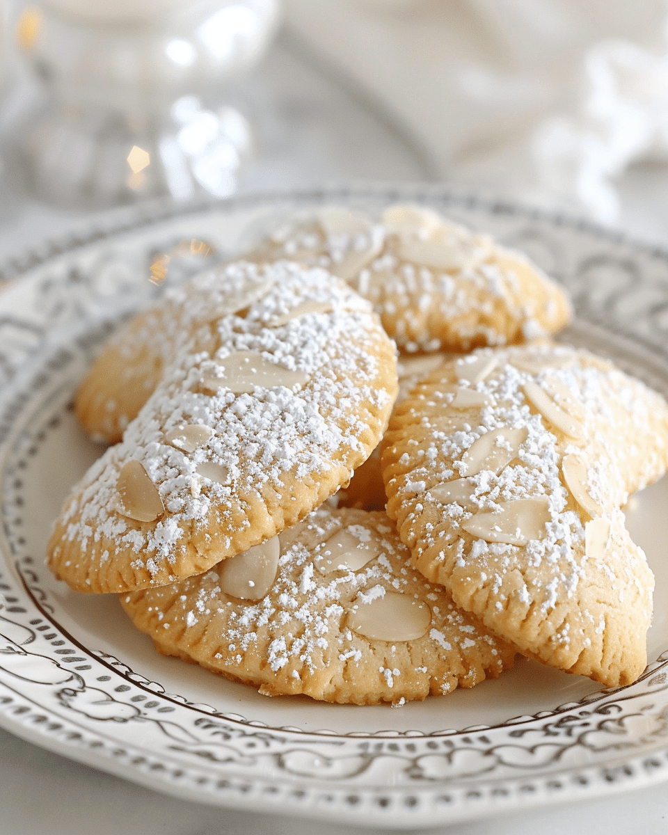 Almond Crescent Cookies Recipe