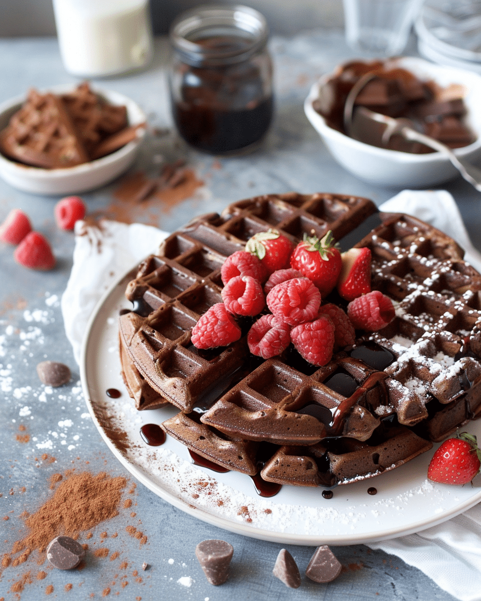 Chocolate Waffles Recipe