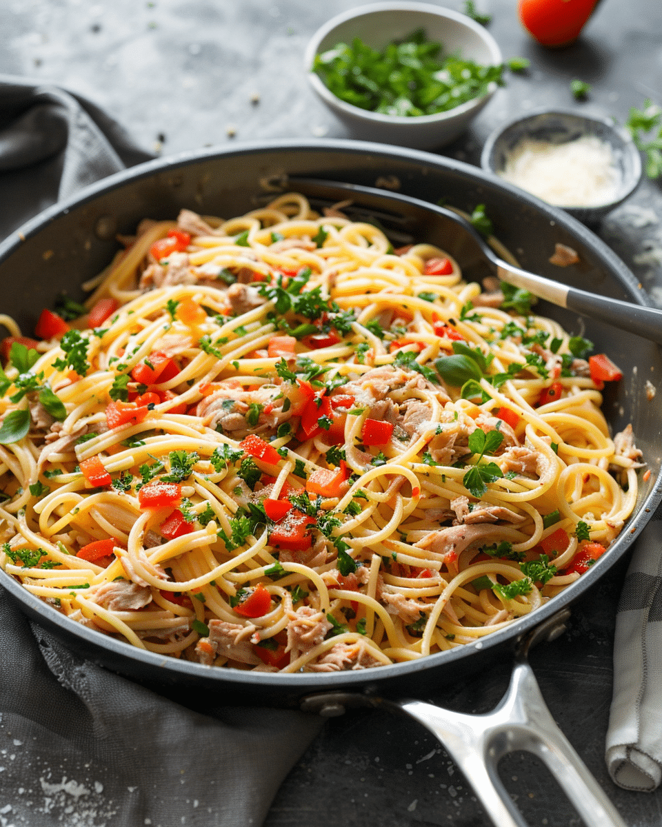 One-Pan Tuna Pasta