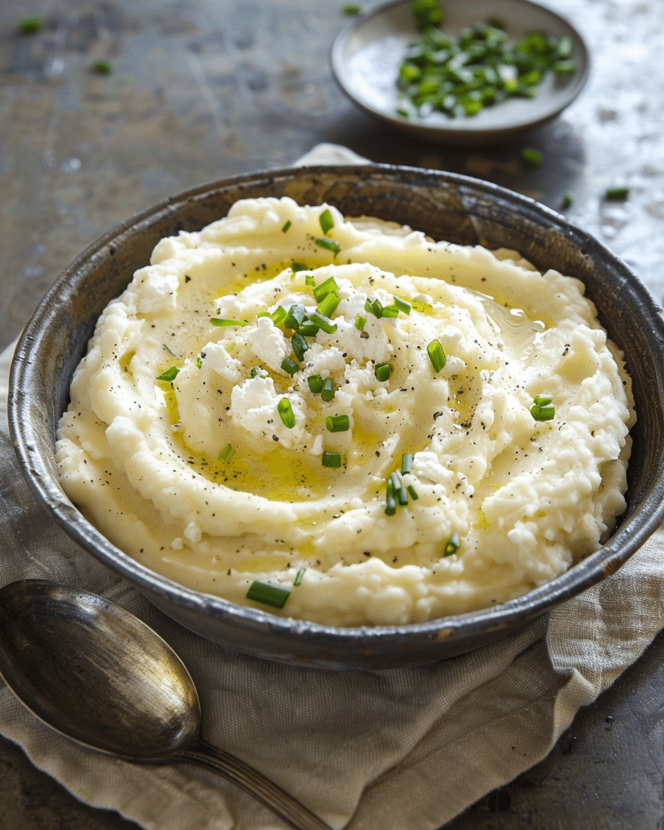 Goat Cheese Mashed Potatoes Recipe