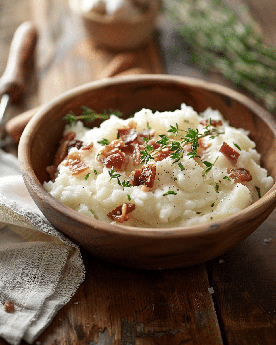 Goat Cheese Mashed Potatoes