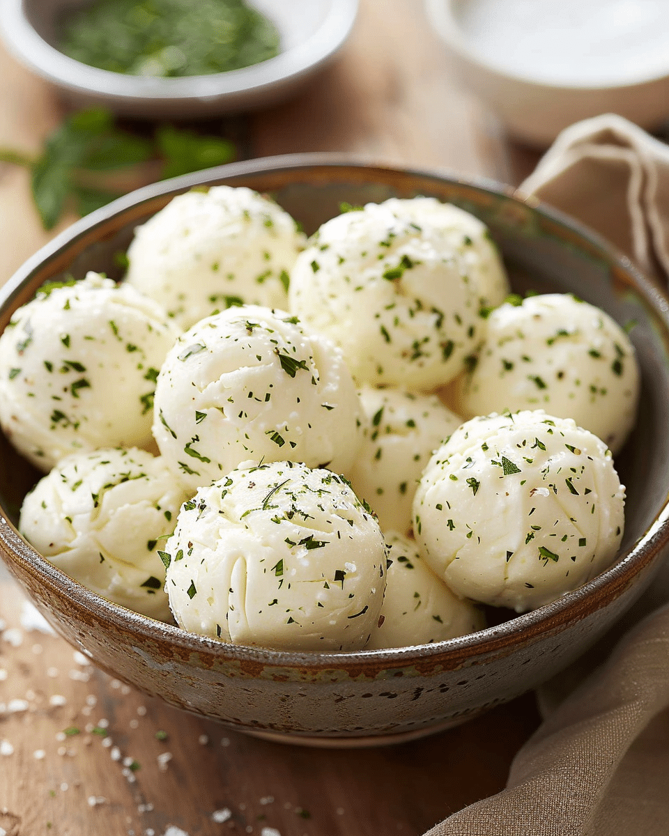 Marinated Mozzarella Balls