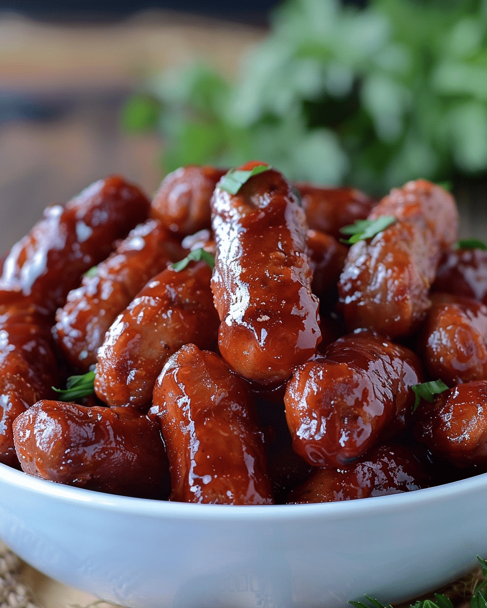 Slow Cooker BBQ Little Smokies
