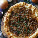 Caramelized Onion Tart With Puff Pastry