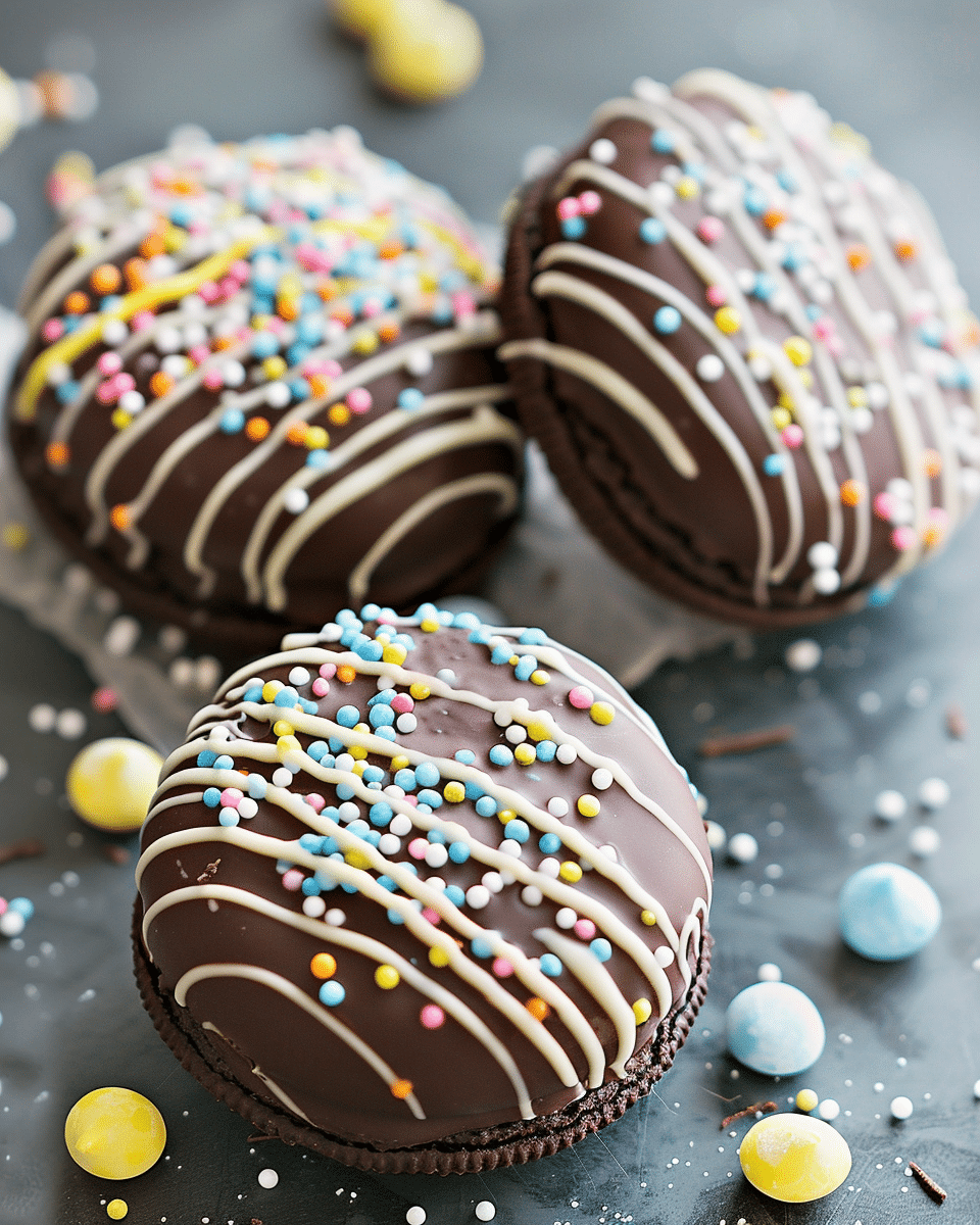 Easter Egg Chocolate Oreos