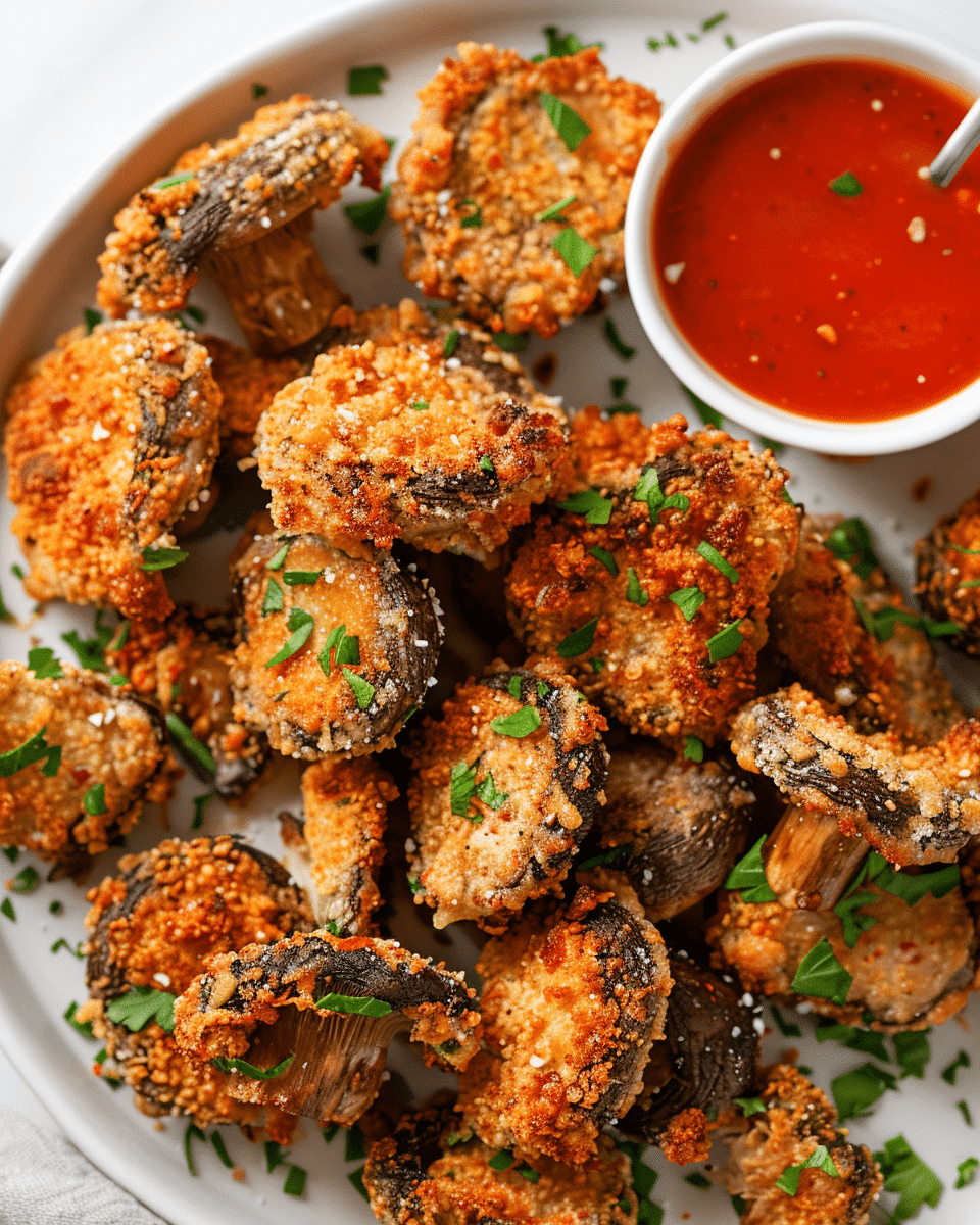 Crispy Fried Mushrooms Recipe
