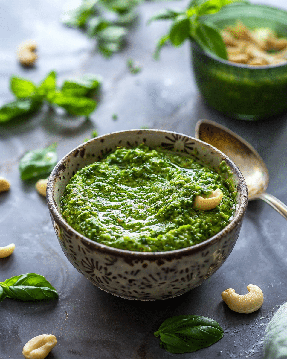 Pesto Cream Sauce