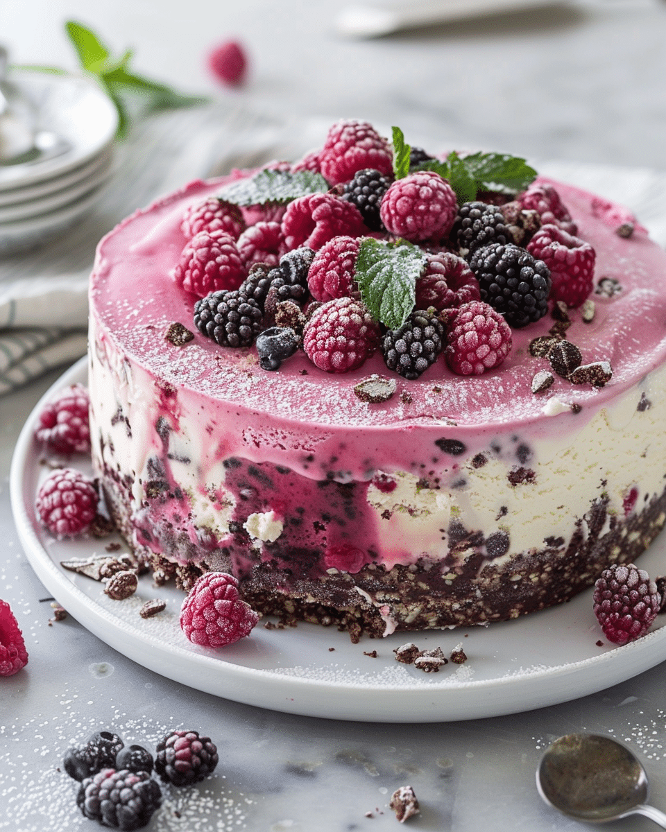Vegan Ice Cream Cake Recipe