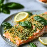 Pesto Crusted Salmon