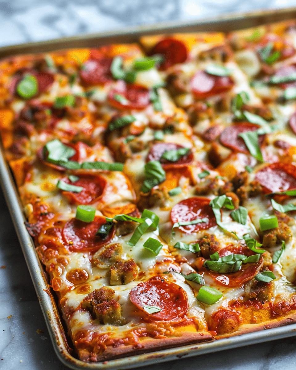 Sheet Pan Pizza Dogs Recipe