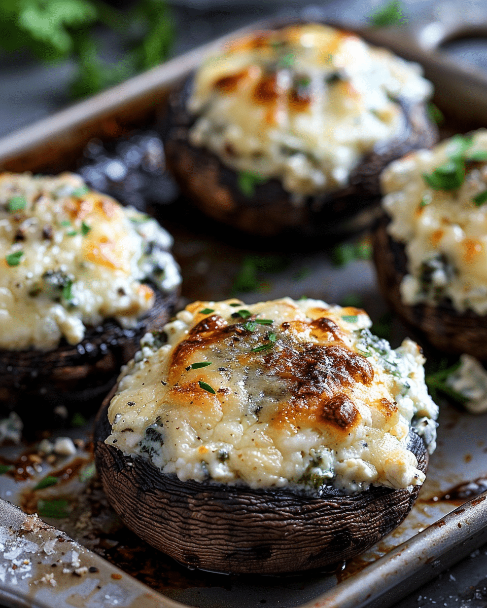 Blue Cheese Stuffed Mushrooms