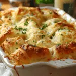 Cheesy Chicken Crescent Roll Bake