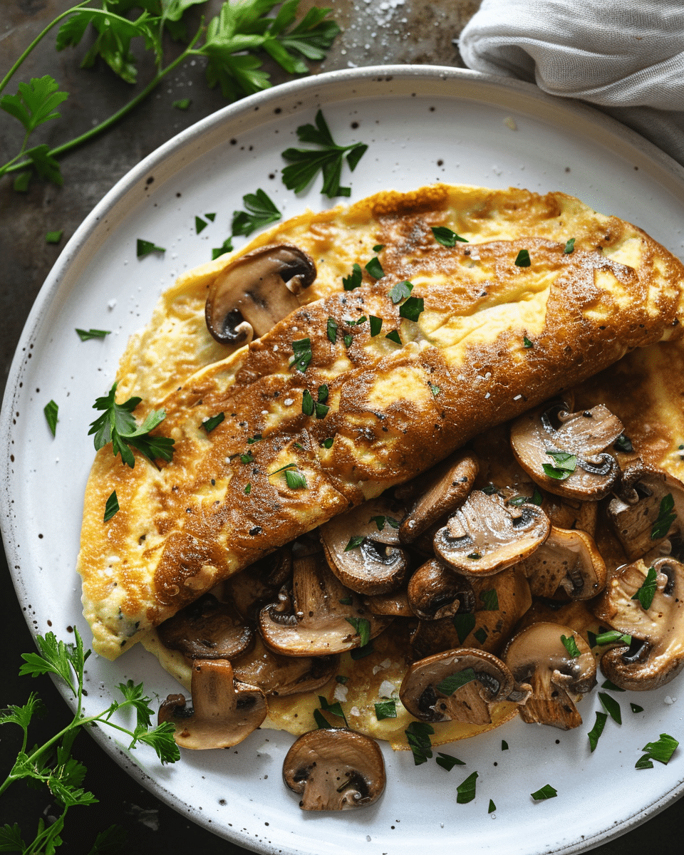 Mushroom Omelette