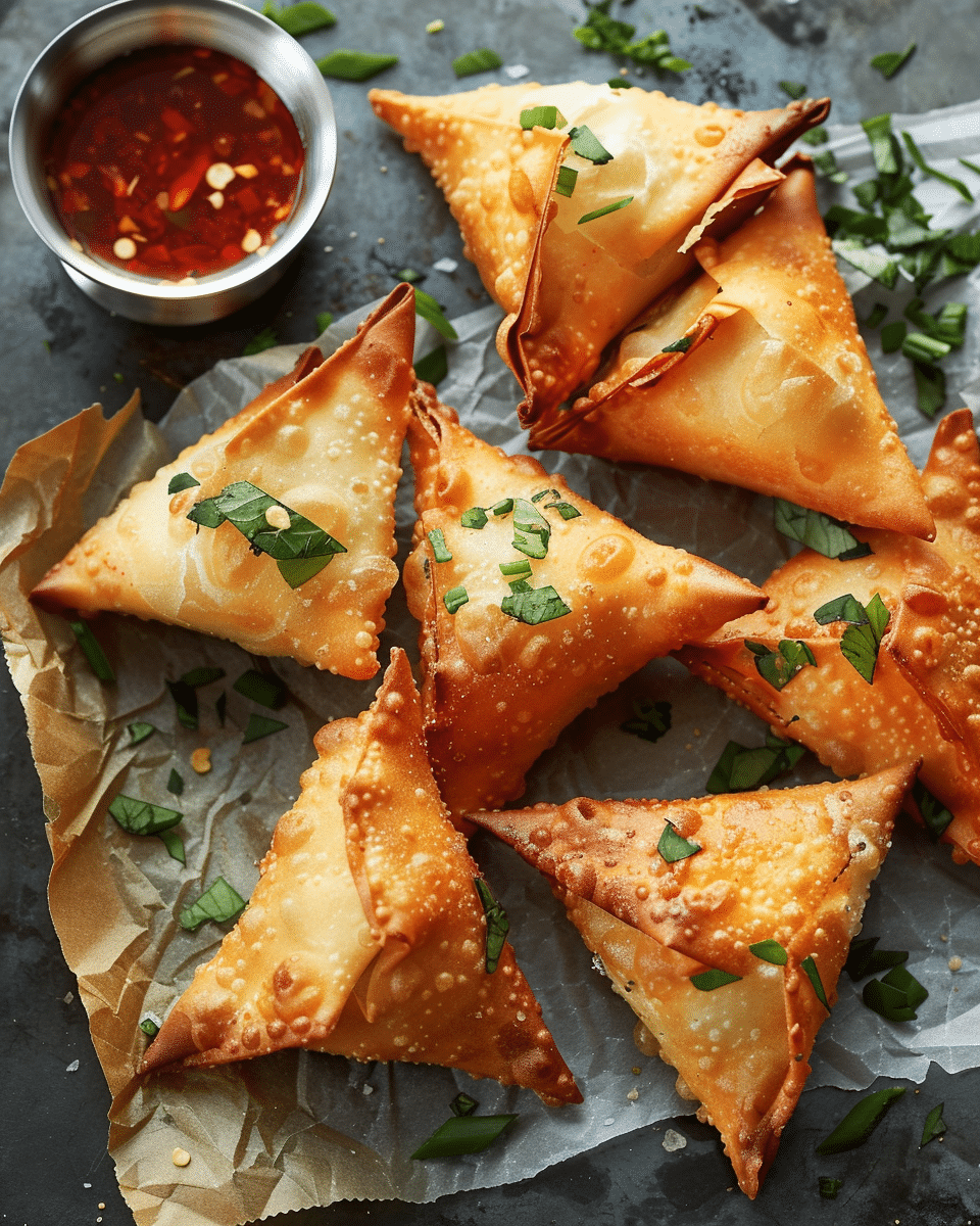 Air Fryer Crab Rangoon