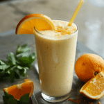 Orange Smoothie with Kefir Milk