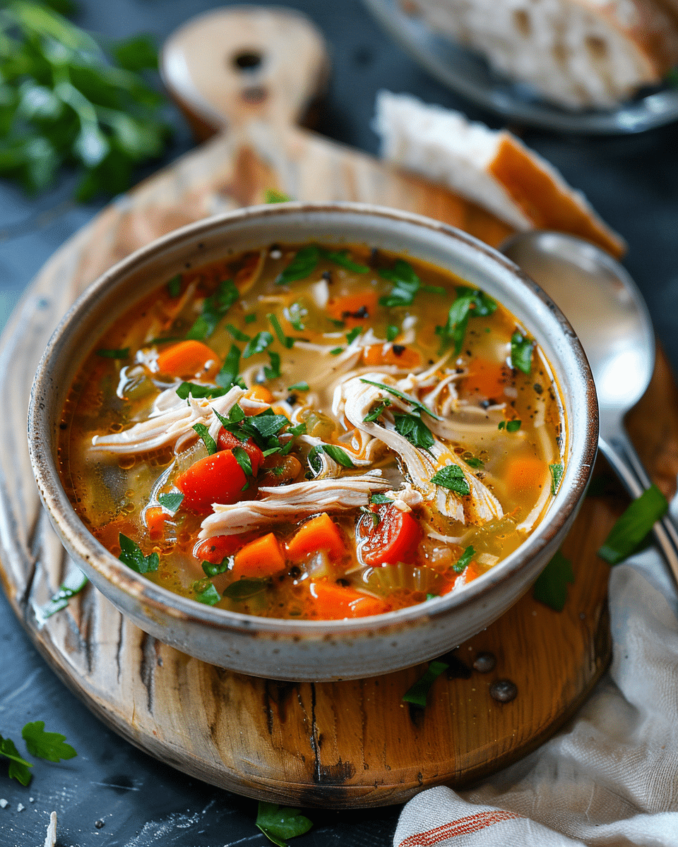 Romanian Chicken Vegetable Soup Recipe