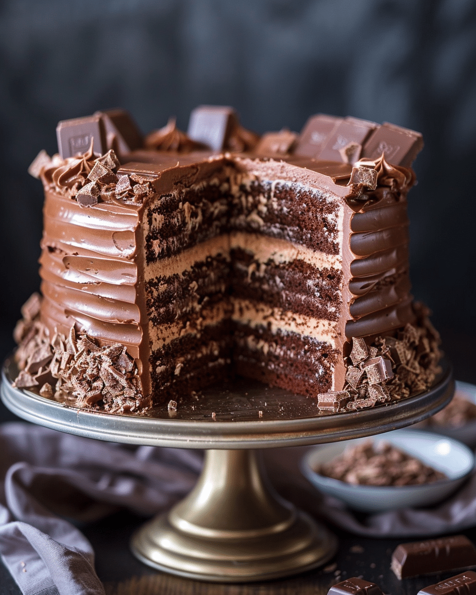 Kit Kat Cake Recipe