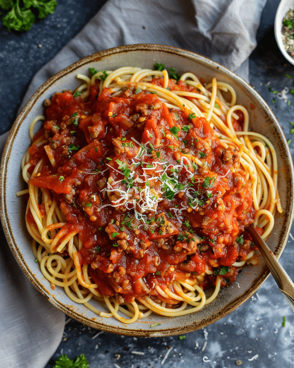Easy Homemade Spaghetti Sauce