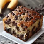 Banana Chocolate Chip Snack Cake Recipe