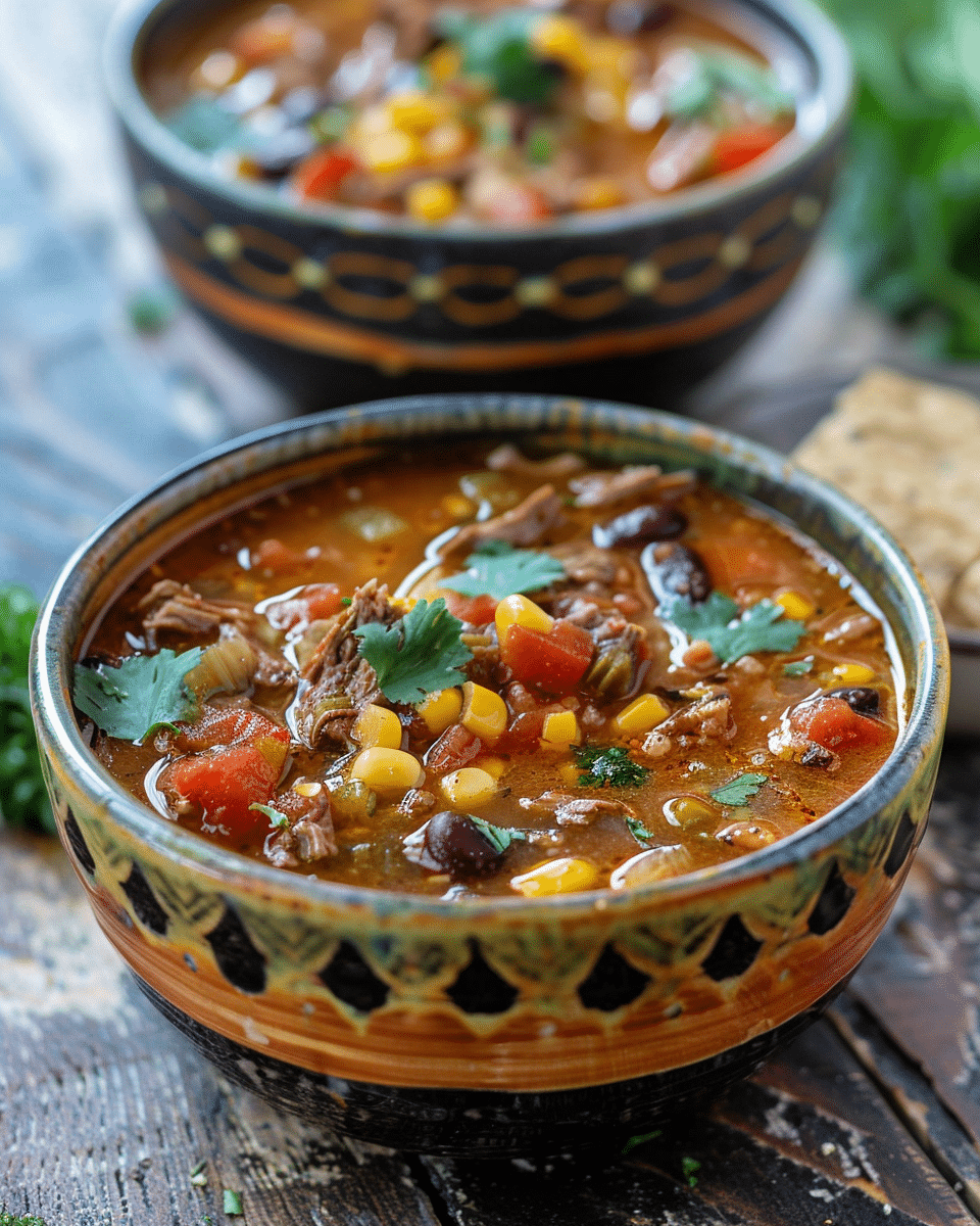 Mexican Beef & Vegetable Soup