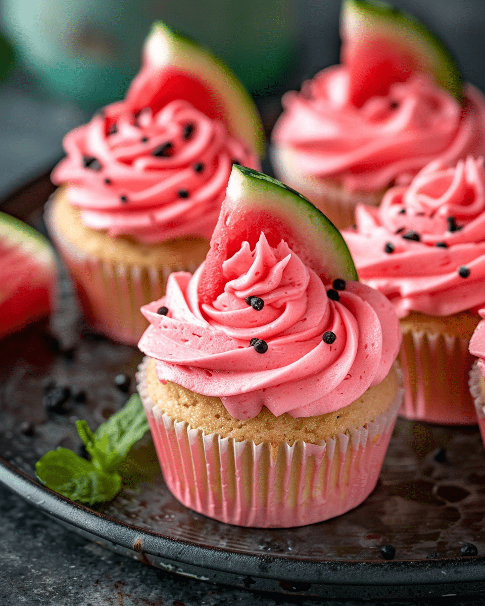 Watermelon Cupcakes