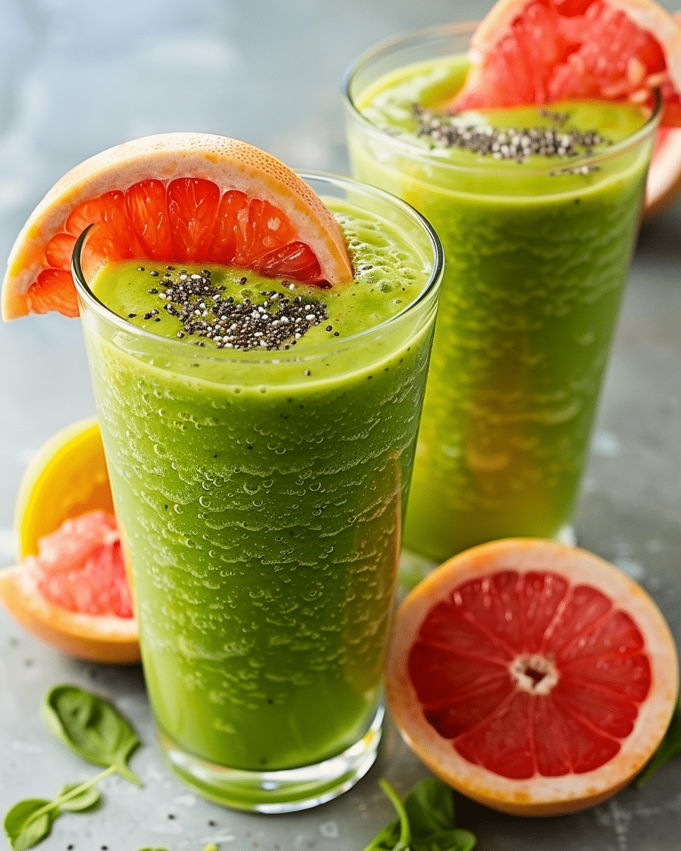 Grapefruit Green Smoothie