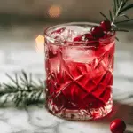 Cranberry Kombucha Mocktail