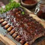 Easy Oven-Baked Ribs with Cola Barbecue Sauce