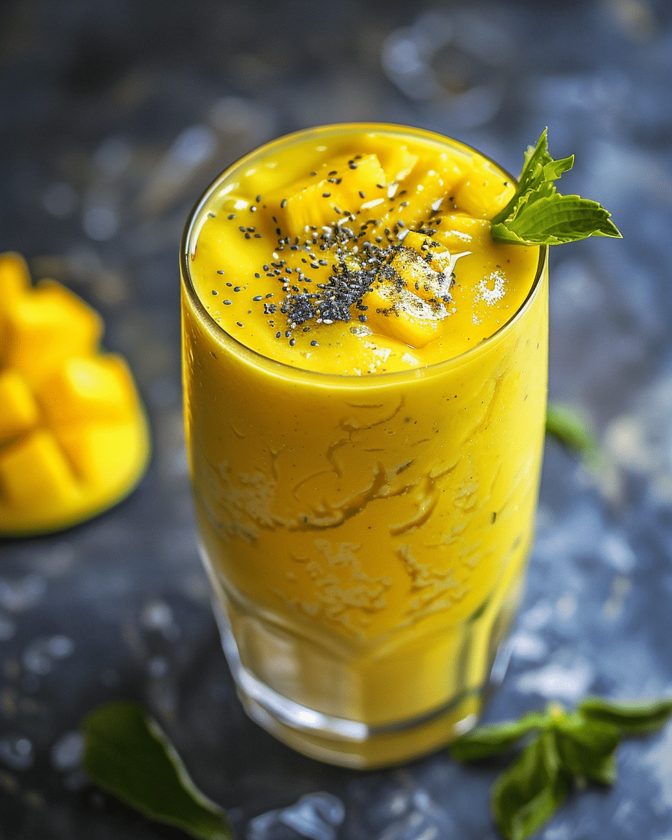 Mango Lassi with Kefir Recipe