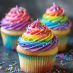 Rainbow Cupcakes