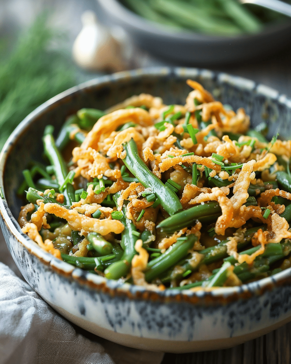 Slow Cooker Green Bean Casserole Recipe