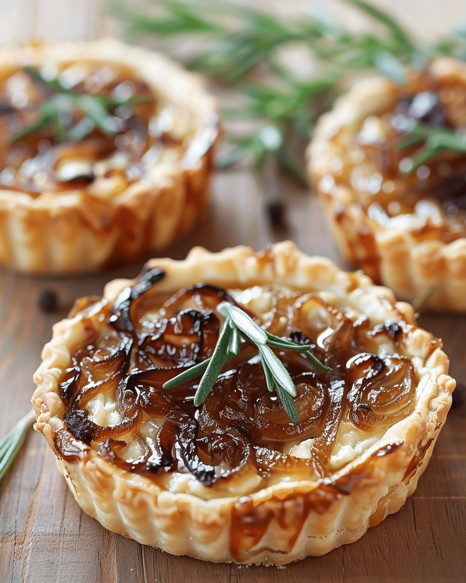 Caramelized Onion & Goat Cheese Tartlets